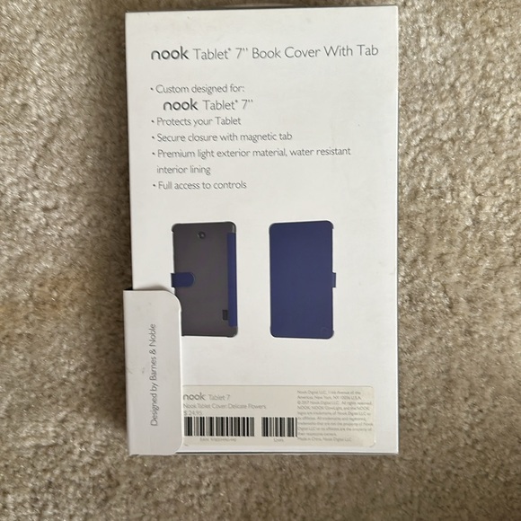 Nook Tablet 7” Book Cover with Tab - Picture 2 of 2